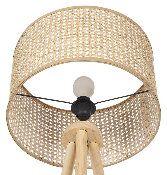 Stojací lampa PENTON Ratan Přírodní