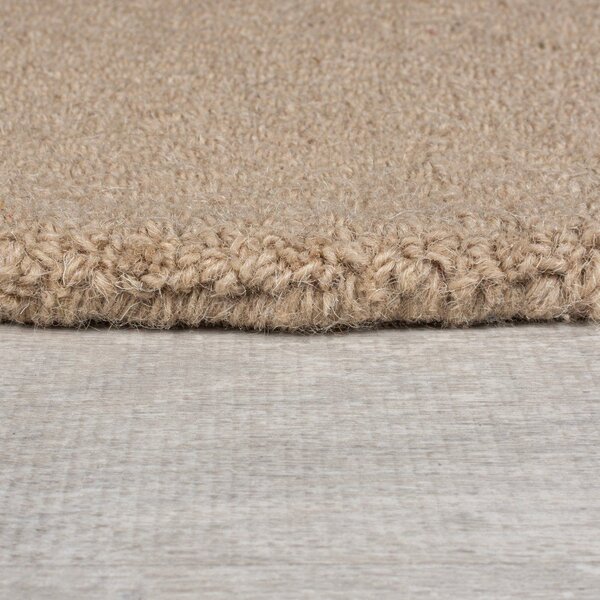 Šedobéžový ručně tkaný vlněný koberec 120x170 cm Mia Ellipse – Flair Rugs