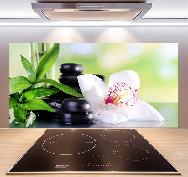 Skleněný panel do kuchynské linky Orchidej pksh-71878177