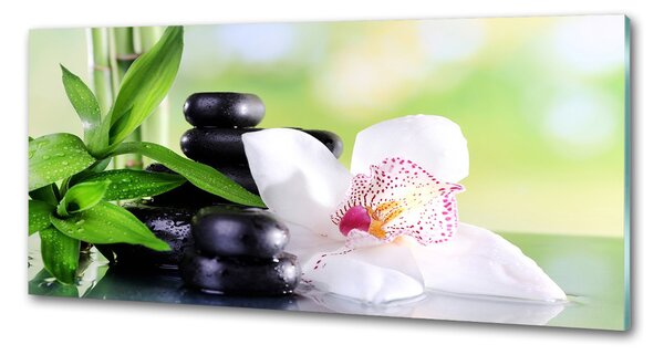 Skleněný panel do kuchynské linky Orchidej pksh-71878177