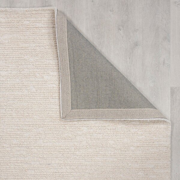 Slonovinový ručně tkaný vlněný koberec 200x290 cm Harris Boucle – Flair Rugs