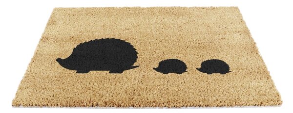 Rohožka z kokosového vlákna 40x60 cm Hedgehog Family – Artsy Doormats