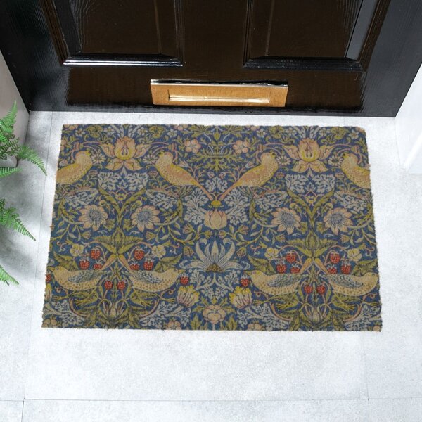 Rohožka z kokosového vlákna 40x60 cm William Morris Strawberry Thief – Artsy Doormats