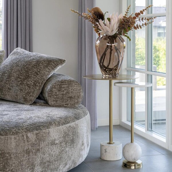 -25 % Dny MOMENTI– Nordic Living Béžová čalouněná lenoška Karro 160 cm
