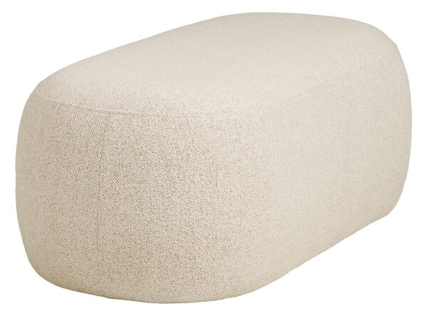 Béžová lavice z textilie bouclé Blossomville – House Nordic