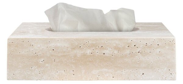 Kamenný box na kapesníky Travertine – Mette Ditmer Denmark