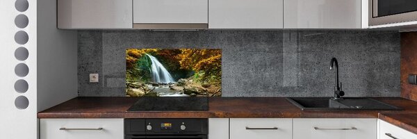 Panel do kuchyně Vodopád v lese pksh-72571423