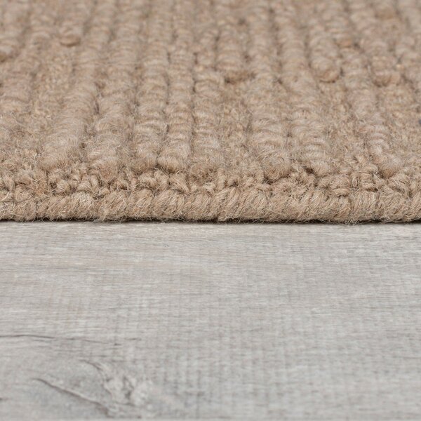 Béžový ručně tkaný vlněný koberec 160x230 cm Harris Boucle – Flair Rugs