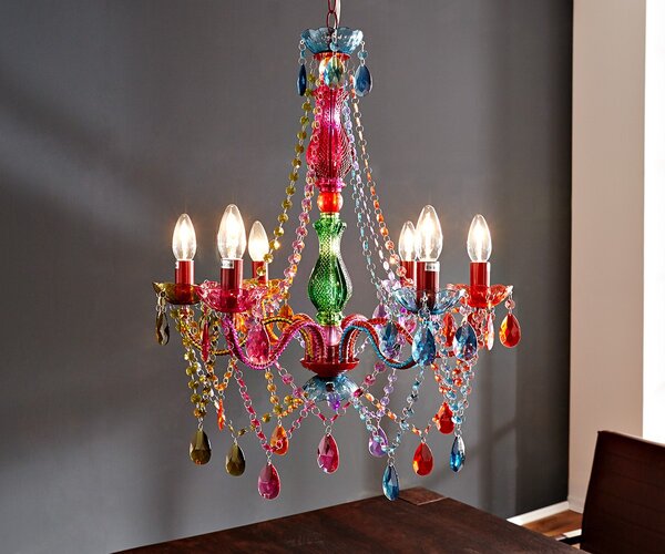 Závěsné svítidlo Gypsy 55 cm Starlight-Multi-Rainbow Barevné