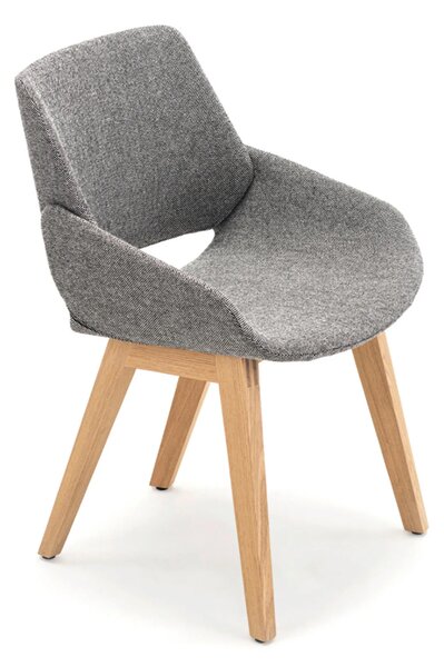 Designové židle Monk Wood Base Armchair