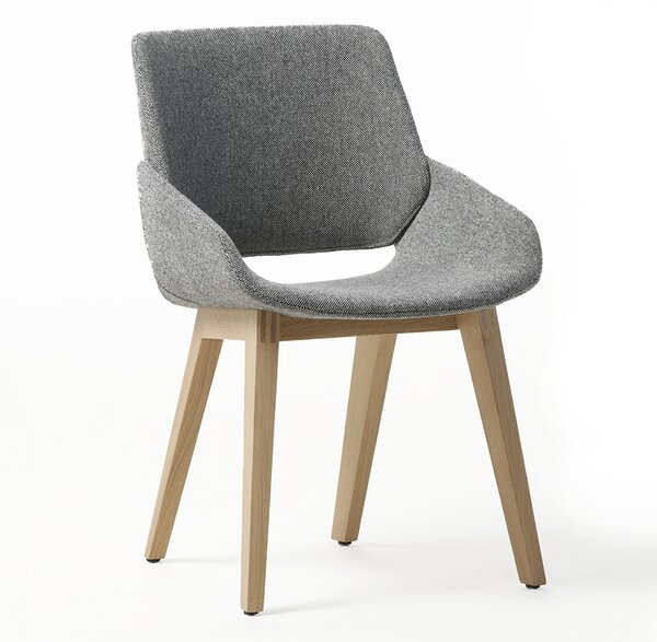 Designové židle Monk Wood Base Armchair