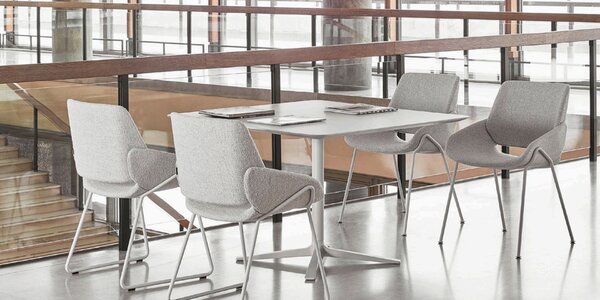 Designové židle Monk Steel Base Armchair