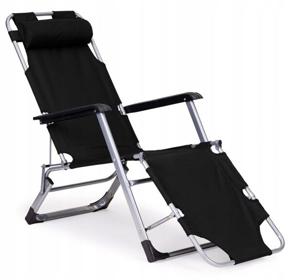 Zahradní lehátko MultiGarden ZRL010F BLACK černé