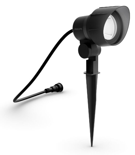Venkovní zapichovací Low Voltage LED bodové svítidlo 1x6W 660lm 4000K 12V IP44 nestmívatelné, černé