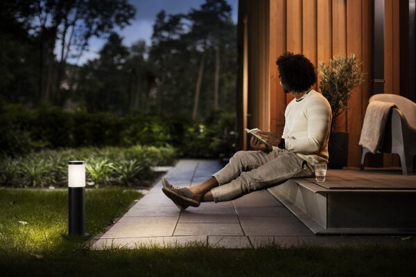 Utrecht venkovní sloupkové Low Voltage LED svítidlo 1x6W 600lm 2700K 12V IP44 ND, antracitové