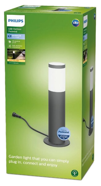 Utrecht venkovní sloupkové Low Voltage LED svítidlo 1x6W 600lm 2700K 12V IP44 ND, antracitové