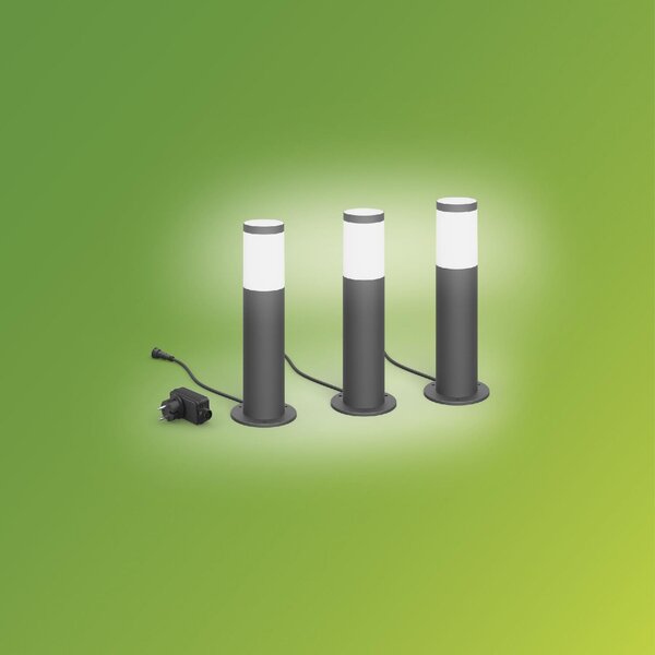 Utrecht venkovní sloupkové Low Voltage LED svítidlo 1x6W 660lm 4000K 12V IP44 ND, antracitové