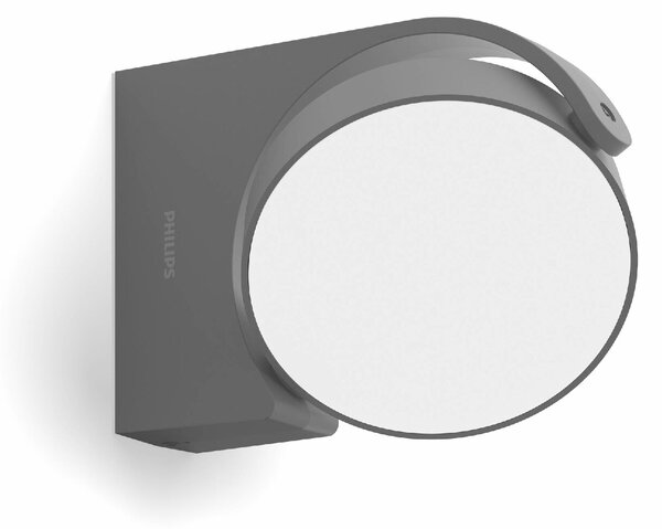 Mimosa venkovní nástěnné LED svítidlo 1x7W 680lm 4000K IP44 nestmívatelné, antracitové