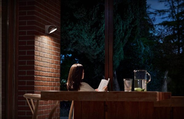 Mimosa venkovní nástěnné LED svítidlo 1x7W 680lm 4000K IP44 nestmívatelné, antracitové