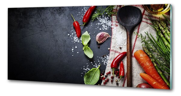 Skleněný panel do kuchynské linky Ingredience pksh-73254756