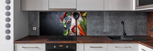 Skleněný panel do kuchynské linky Ingredience pksh-73254756