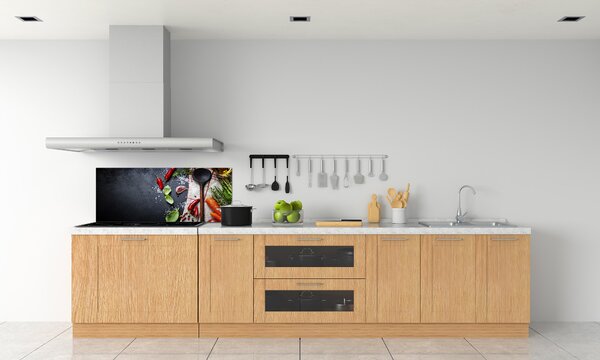 Skleněný panel do kuchynské linky Ingredience pksh-73254756