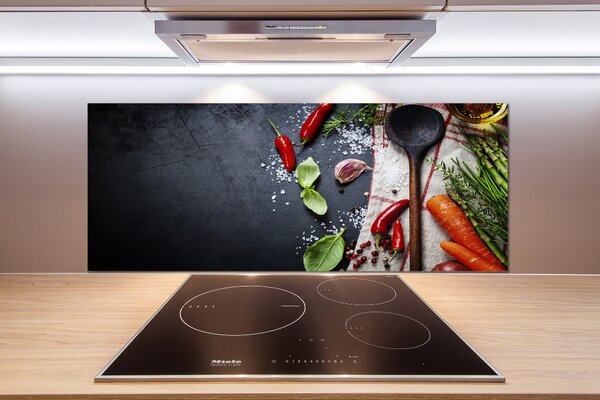 Skleněný panel do kuchynské linky Ingredience pksh-73254756