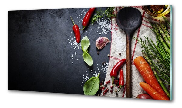 Skleněný panel do kuchynské linky Ingredience pksh-73254756