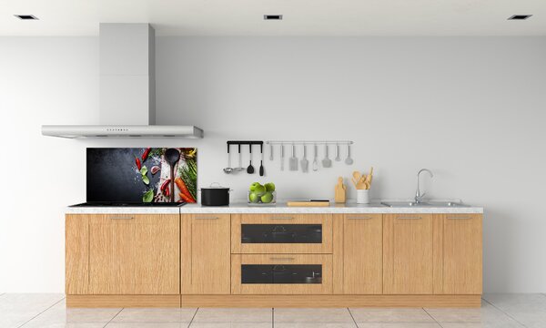 Skleněný panel do kuchynské linky Ingredience pksh-73254756