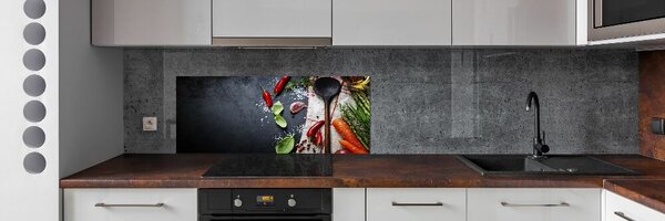Skleněný panel do kuchynské linky Ingredience pksh-73254756