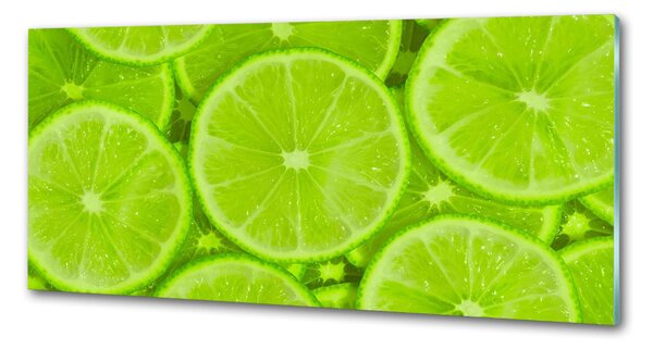 Skleněný panel do kuchyně Limetky pksh-73345991
