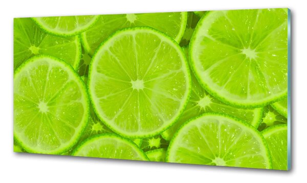Skleněný panel do kuchyně Limetky pksh-73345991