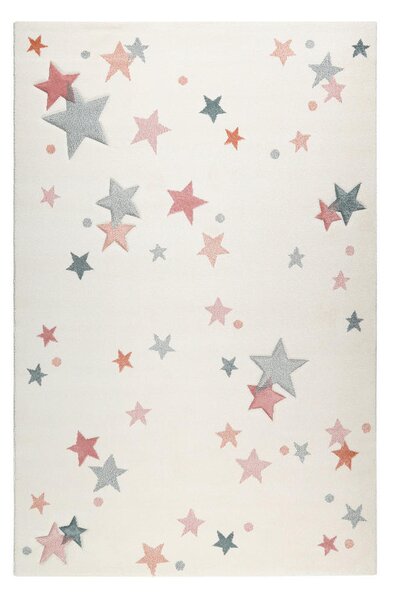 DĚTSKÝ KOBEREC, 120/170 cm, bílá, světle modrá, světle růžová Esprit - Koberce do dětského pokoje