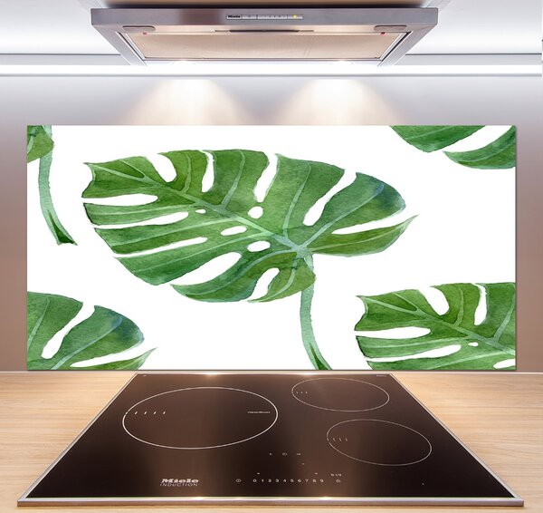 Skleněný panel do kuchynské linky Monstera pksh-73453998