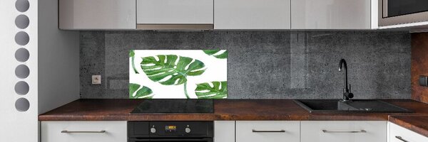 Skleněný panel do kuchynské linky Monstera pksh-73453998