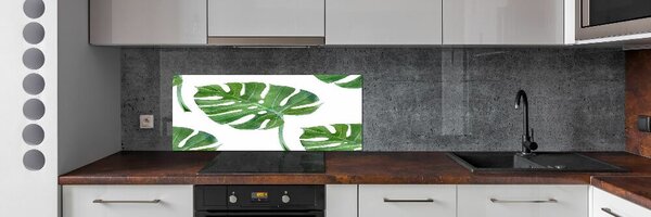 Skleněný panel do kuchynské linky Monstera pksh-73453998