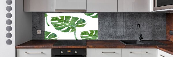 Skleněný panel do kuchynské linky Monstera pksh-73453998