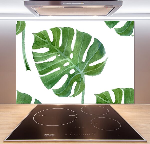 Skleněný panel do kuchynské linky Monstera pksh-73453998