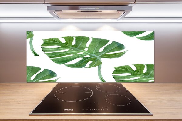 Skleněný panel do kuchynské linky Monstera pksh-73453998