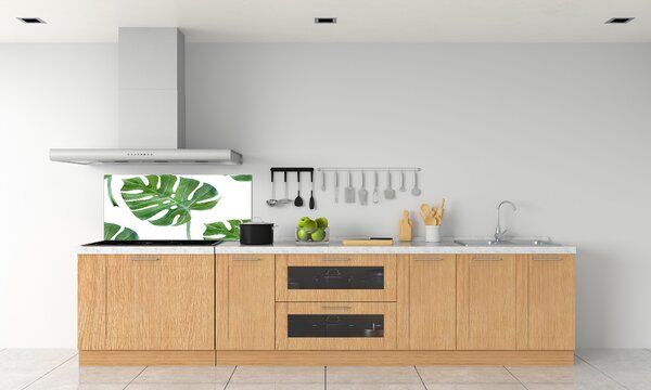 Skleněný panel do kuchynské linky Monstera pksh-73453998