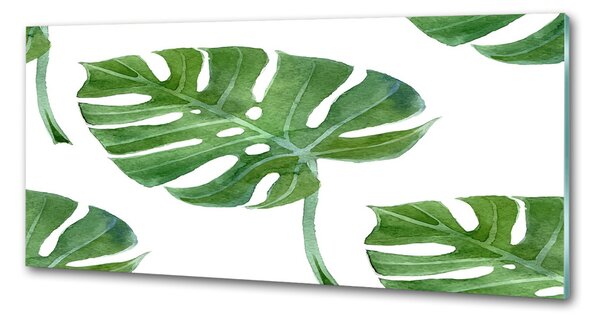 Skleněný panel do kuchynské linky Monstera pksh-73453998