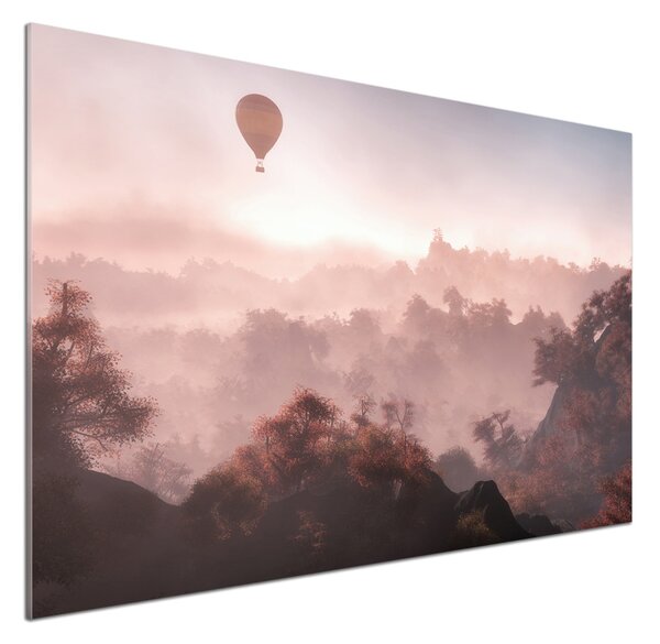 Panel do kuchyně Balon nad lesem pksh-73608942