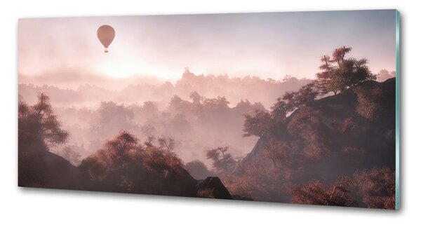 Panel do kuchyně Balon nad lesem pksh-73608942