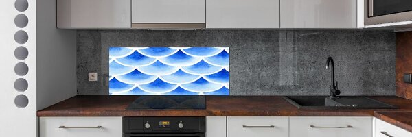 Dekorační panel sklo Rybí šupiny pksh-73675599