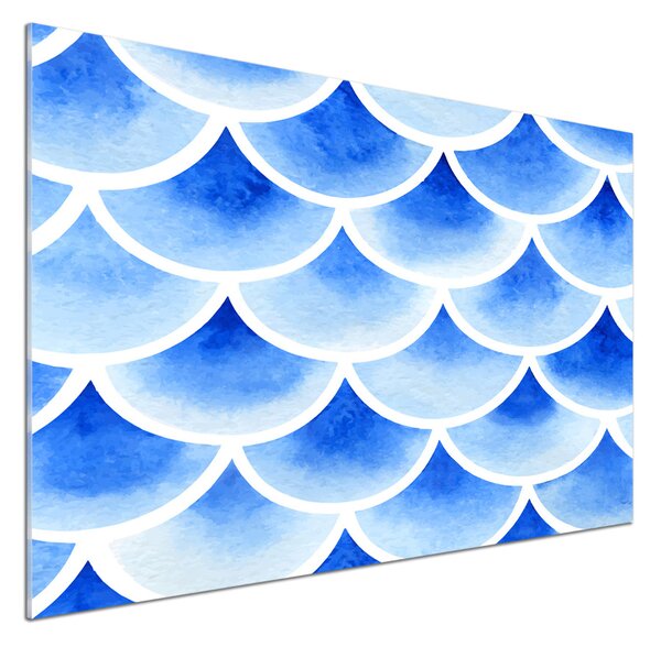 Dekorační panel sklo Rybí šupiny pksh-73675599