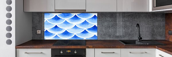 Dekorační panel sklo Rybí šupiny pksh-73675599