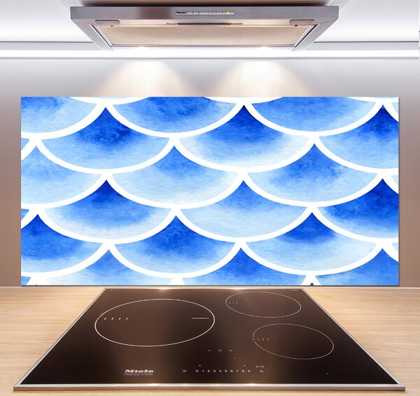 Dekorační panel sklo Rybí šupiny pksh-73675599