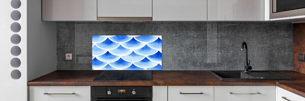 Dekorační panel sklo Rybí šupiny pksh-73675599