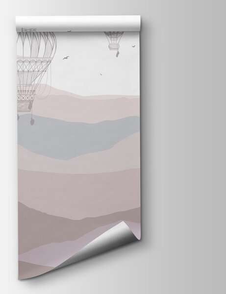 Fototapeta Skupina horkovzdušných balónů na obloze, Dětské fototapety, Populární fototapety, w01462 - Tapeko.co.cz