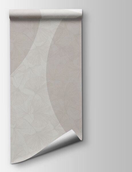 Fototapeta Šedé a bílé pozadí s kruhy a čarami, 3D listové fototapety, Populární fototapety, w01465 - Tapeko.co.cz